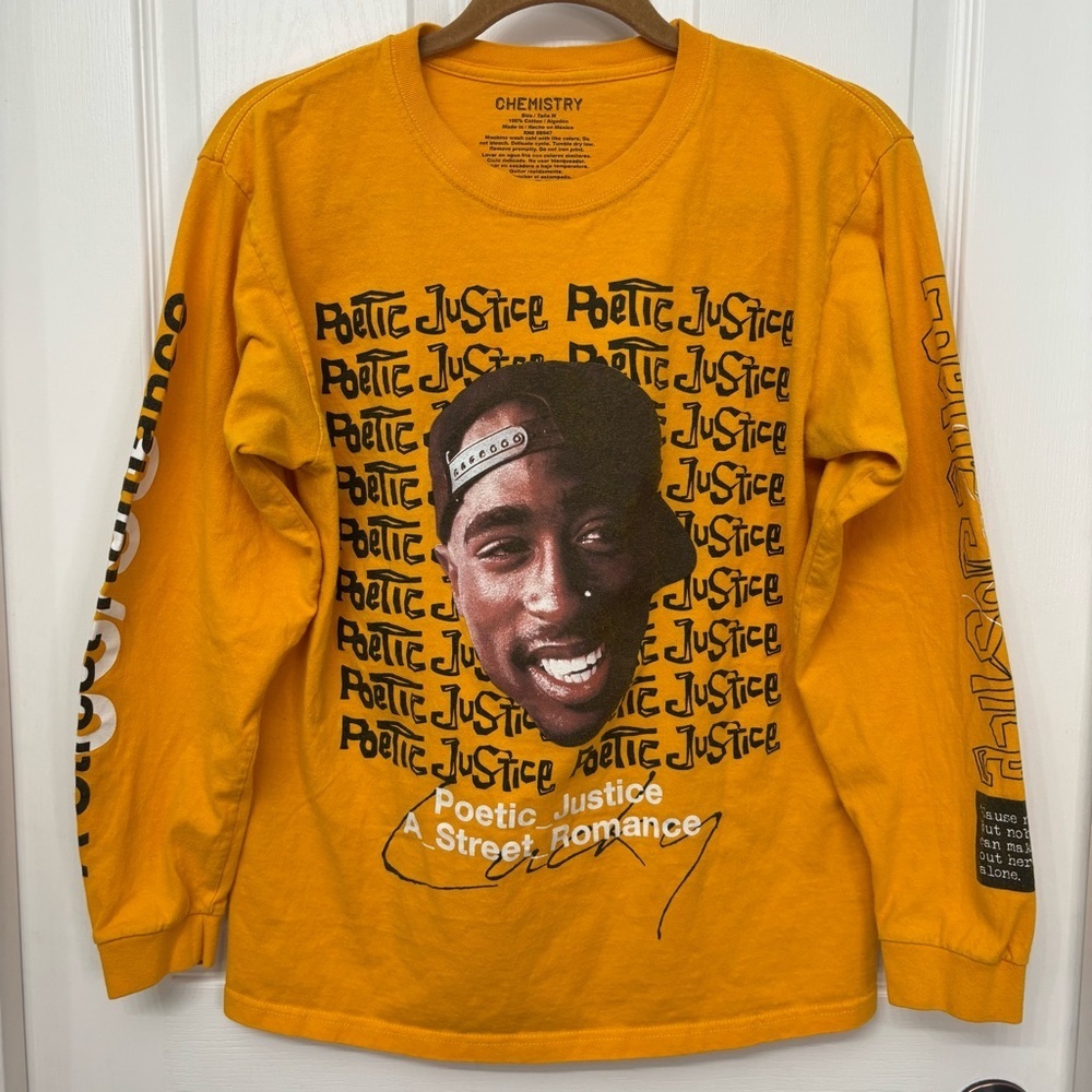 Tupac Poetic Justice Long Sleeve Tee | Chemistry M